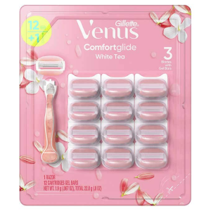 Gillette Venus ComfortGlide White Tea Razor Refills, 12-count @ Costco