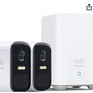 Amazon.com - eufy Security eufyCam 2C Pro 2K攝像頭*2 套裝 ，直降$120