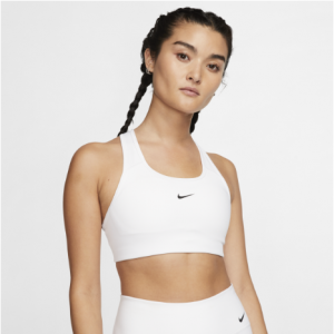 NIKE SWOOSH 女子中度支撑一片式胸垫运动内衣