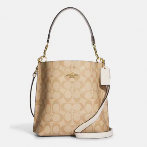 63% Off Coach Mollie Bucket Bag 22 In Signature Canvas @ Coach Outlet