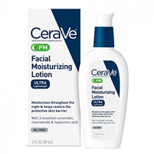 CeraVe PM Facial Moisturizing Lotion Oil-Free 3oz @ Amazon