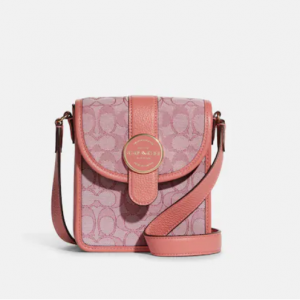 54% Off Coach North/South Lonnie Crossbody In Signature Jacquard @ Coach Outlet