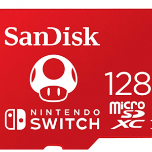 Amazon.com - SanDisk 128GB 蘑菇隊長主題 microSDXC 存儲卡，5.9折