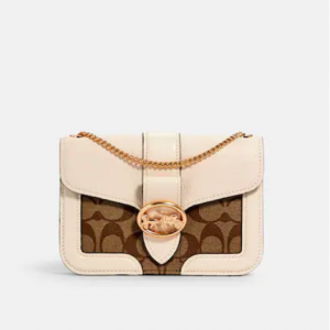 60% Off Coach Georgie Crossbody In Signature Canvas @ Coach Outlet