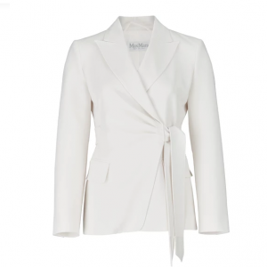 Max Mara Lorenza 纯色系带夹克