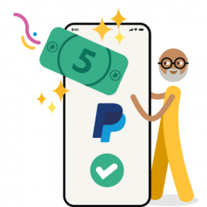 PayPal - Sign up on the app and receive $5