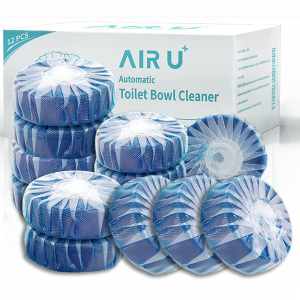 AIR U+ 12 Pcs Toilet Bowl Cleaner Tablets, Toilet bowl Cleaners @ Amazon