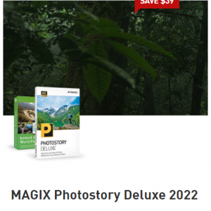 $40 off MAGIX Photostory Deluxe 2022 @MAGIX 