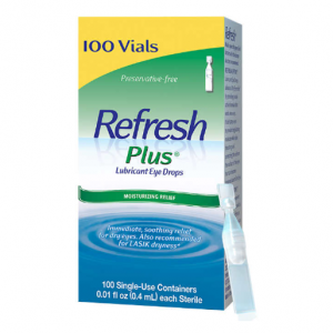 Refresh Plus 潤滑眼藥水 100 支