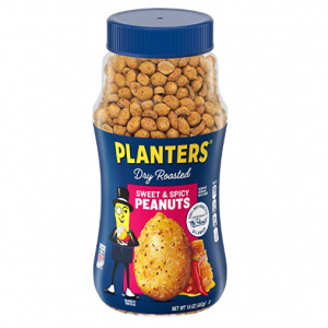 Planters Sweet and Spicy Dry Roasted Peanuts, 16 oz @ Amazon