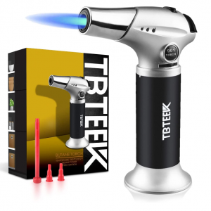 TBTEEK Butane Torch, Kitchen Torch Cooking Torch with Safety Lock & Adjustable Flame @ Amazon