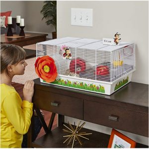 MidWest Homes for Pets Hamster Cage | Lovely Ladybug Theme | Accessories & Decals Included @Amazon