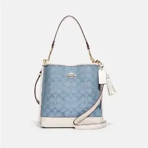 Coach Mollie Bucket Bag 22 In Signature Chambray Sale @ Coach Outlet