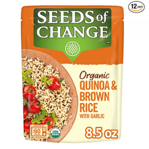 SEEDS OF CHANGE 有機藜麥和糙米 8.5oz 12包 微波即食 @ Amazon