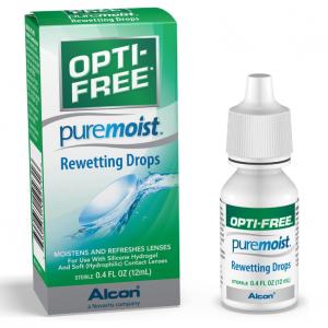 Opti-Free Puremoist Rewetting Drops, 12-mL @ Amazon