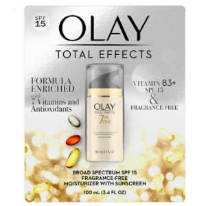 OLAY Total Effects 7-in-1 Moisturizer with Sunscreen SPF 15 Fragrance Free, 3.4 fl oz @ Costco