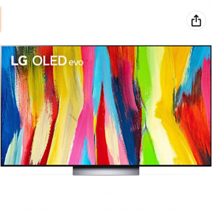 Amazon.com - LG OLED evo C2 4K HDR 智能电视，8.4折