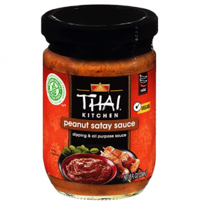 Thai Kitchen 無麩質花生沙爹醬 8 fl oz 可用作泰式麵條醬、蘸醬等 @ Amazon
