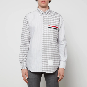 Thom Browne 男士格纹牛津衬衫