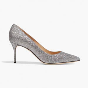 70% Off Sergio Rossi Glittered Leather Pumps @ THE OUTNET US