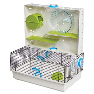 Midwest Hamster Cage | Awesome Arcade Hamster Home (White) | 18.11 x 11.61 x 21.26 Inch @ Amazon