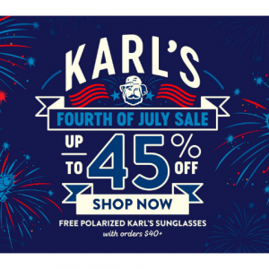 Karl's Bait & Tackle精选服饰、钓鱼用具等独立日大促热卖