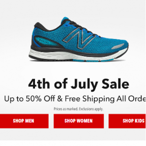 Joe's New Balance Outlet - Up to 50% Off July 4th Sale 