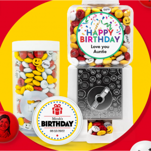 15% off Personalized Packaging @ My M&Ms