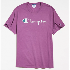 Extra 40% Off Champion Core Script Lightweight Tee @ Urban Outfitters