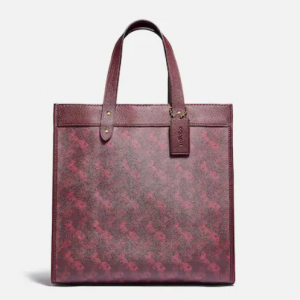 60% Off Coach Field Tote With Horse And Carriage Print @ Coach Outlet