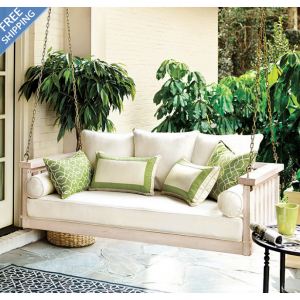 Sunday Porch 带靠垫的门廊秋千