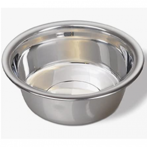 Van Ness Pets Small Lightweight Stainless Steel Dog Bowl, 16 OZ Food And Water Dish @ Amazon