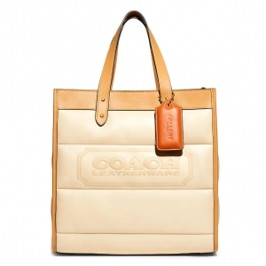 63% Off COACH Field Colorblock Quilted Leather Tote @ Saks Fifth Avenue