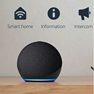 50% off Echo Dot (4th Gen) | Sleek design with full sound, Bluetooth, and Alexa @Amazon