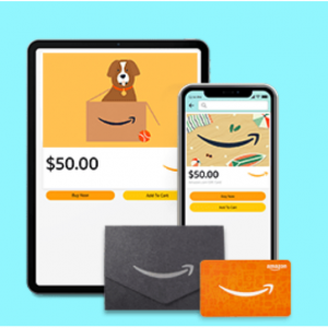 Prime members: $12.50 in promotional credit with a $50 Amazon Gift Card or Amazon Reload @ Amazon