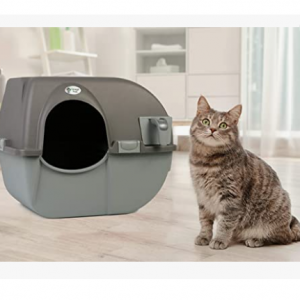 Omega Paw NRA15 Self Cleaning Litter Box Regular Size @ Amazon