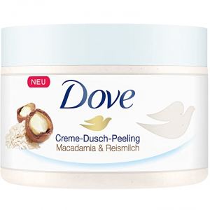 Dove 多芬 Dusch-Peeling 奶油淋浴磨砂膏,含有米浆夏威夷果,4件装(4 x 225ml)