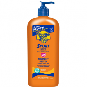 Banana Boat 香蕉船 防晒霜Ultra Sport防晒霜,SPF 50,12盎司/354ml