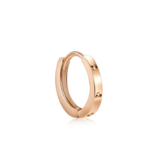 Chow Sang Sang Minty Collection 18K Rose Gold Single Earring