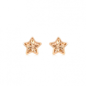 Chow Sang Sang Minty Collection 18K Rose Gold Earrings