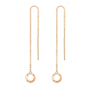 Chow Sang Sang Minty Collection 18K Rose Gold Earrings