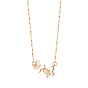 Chow Sang Sang Minty Collection 18K Rose Gold Necklace