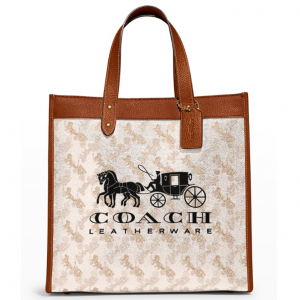 51% Off COACH Field Horse and Carriage Coated Canvas Tote Bag @ Neiman Marcus	