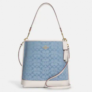 70% Off Coach Mollie Bucket Bag In Signature Chambray @ Coach Outlet