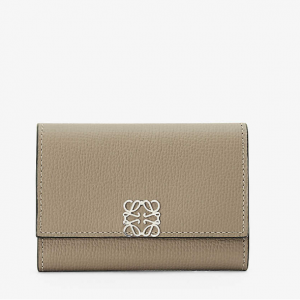 LOEWE Anagram-embellished grained leather wallet