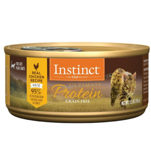 Instinct Ultimate Protein Grain Free Real Chicken Recipe Natural Wet Canned Cat Food, 5.5 oz. Cans