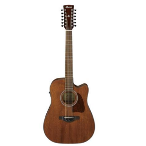 Ibanez Artwood Series AW5412CE 12-String Dreadnought Cutaway Semi-Acoustic Guitar @ Adorama