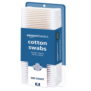 Amazon Basics 雙頭棉簽 500支 100%純棉 @ Amazon