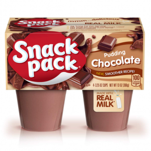 Snack Pack 巧克力布丁杯 3.25oz 4杯 @ Amazon