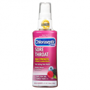 Chloraseptic 喉嚨舒緩止痛噴霧 4.0 fl oz @ Amazon
